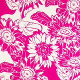 Rayon Voile Print - MARLOWE - 009 - Hot Pink