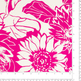 Rayon Voile Print - MARLOWE - 009 - Hot Pink