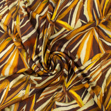 Rayon Voile Print - MARLOWE - 012 - Brown