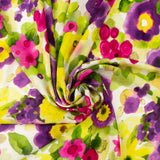 Rayon Voile Print - MARLOWE - 013 - Lime
