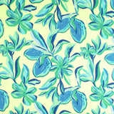 Rayon Voile Print - MARLOWE - 014 - Blue