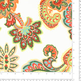 Popeline de rayonne imprimée - <MILA> - 006 - Vert