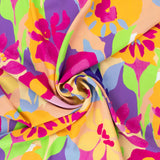 Popeline de rayonne imprimée - <MILA> - 013 - Multicoleur