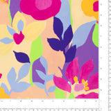 Popeline de rayonne imprimée - <MILA> - 013 - Multicoleur