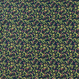 Popeline de rayonne imprimée - <MILA> - 015 - Marine