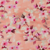Rayon Poplin Print - MORGAN - 009 - Light Pink