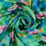 Rayon Poplin Print - MORGAN - 010 - Multicolor