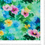 Rayon Poplin Print - MORGAN - 010 - Multicolor
