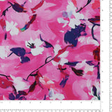 Popeline de rayonne imprimé - <MORGAN> - 011 - Magenta