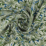 Popeline de rayonne imprimé - <MORGAN> - 012 - Vert