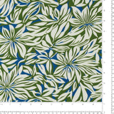 Popeline de rayonne imprimé - <MORGAN> - 012 - Vert