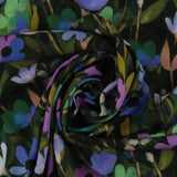Rayon Poplin Print - MORGAN - 014 - Khaki