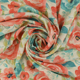 Rayon Poplin Print - MORGAN - 016 - Antique