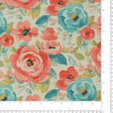 Rayon Poplin Print - MORGAN - 016 - Antique