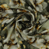 Rayon Poplin Print - MORGAN - 029 - Dark Green