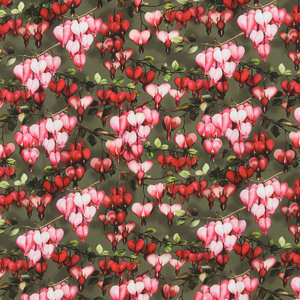 Rayon Print - ARIELLE - 001 - Olive