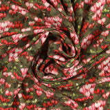 Rayon Print - ARIELLE - 001 - Olive
