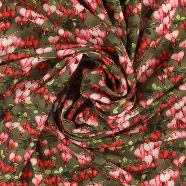 Rayon Print - ARIELLE - 001 - Olive