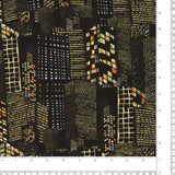 Rayon Print - ARIELLE - 002 - Black