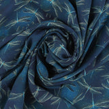 Rayon Print - ARIELLE - 003 - Navy