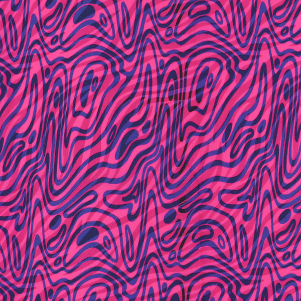 Rayon Print - ARIELLE - 004 - Fuschia