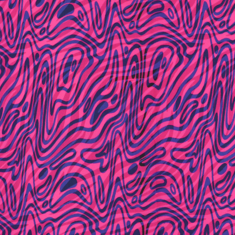 Rayon Print - ARIELLE - 004 - Fuschia