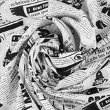 Rayonne imprimé - ARIELLE -006 - Blanc Cassé