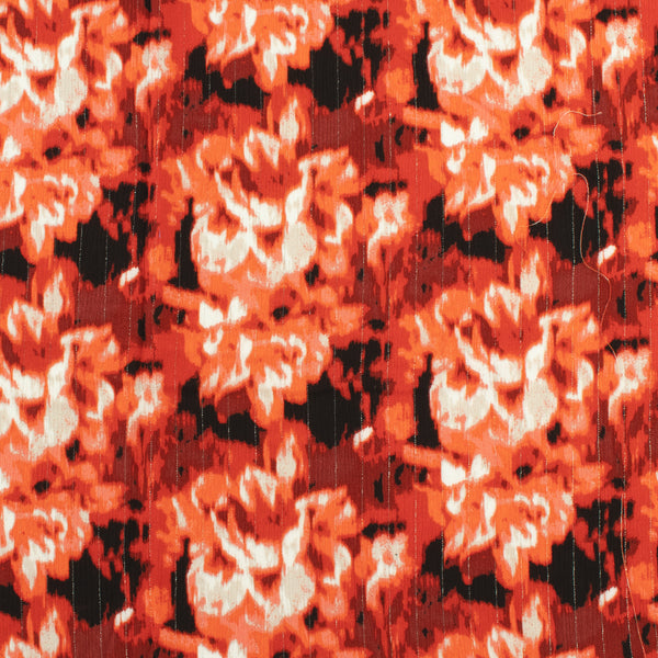 Metalic Crinkled Stripe - PANDORA - 001 - Red