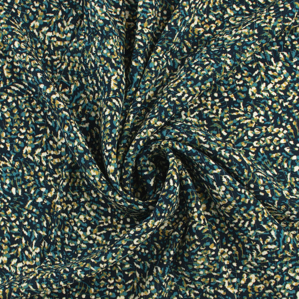 Metalic Crinkled Stripe - PANDORA - 002 - Navy