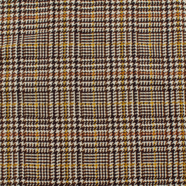 Rayon Challis Print - NORA - 001 - Brown
