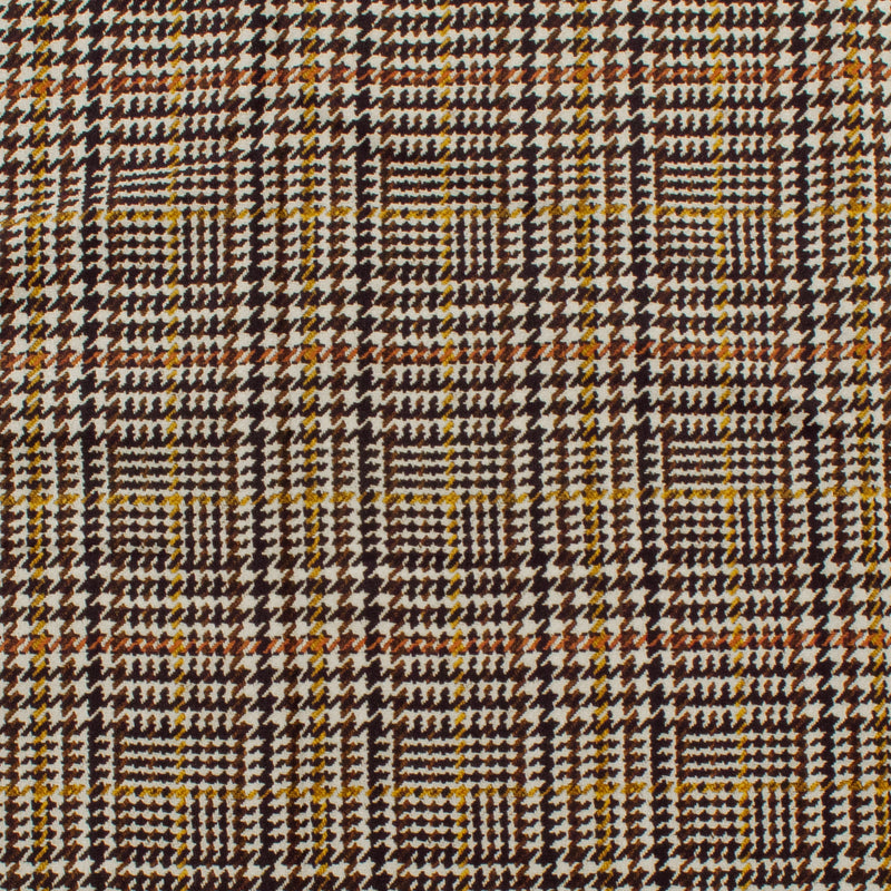 Rayon Challis Print - NORA - 001 - Brown