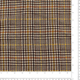 Rayon Challis Print - NORA - 001 - Brown