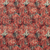 Rayon Challis Print - NORA - 006 - Red