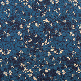 Challis de rayonne imprimé - NORA - 008 - Bleu