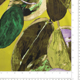 Rayonne satin imprimé - VERDE - 001 - Mousse