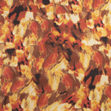 Rayon Satin Print - PANDORA - 001 - Rust