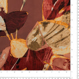 Rayonne satin imprimé - PANDORE - 003 - Rouge