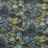 Rayonne satin imprimé - PANDORE - 006 - Bleu