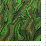 Rayon Satin Print - VERDE - 002 - Green