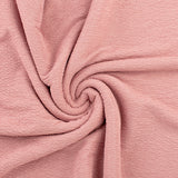 Tricot froncé uni - PAULA - 001 - Rose