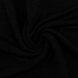 Tricot froncé uni - PAULA - 002 - Noir