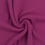 Chenille Rib Knit - MANHATTAN - 003 - Magenta