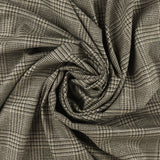 Metallic Suiting - THORNWICK - 001 - Black & Cream