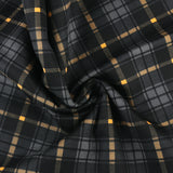 Printed Corduroy - HARVEST - 002 - Charcoal