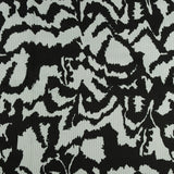 Velours côtelé Imprimé - RÉCOLTE - 004 - Noir et Gris Pâle