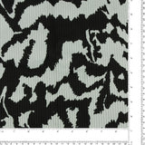 Velours côtelé Imprimé - RÉCOLTE - 004 - Noir et Gris Pâle