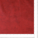Crackle Faux Suede - ASHFORD - 007 - Red