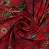 Suède scuba imprimé - ASHFORD - 003 - Rouge