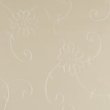 Embroidered Faux Leather - ASHFORD - 001 - Buff