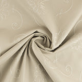 Embroidered Faux Leather - ASHFORD - 001 - Buff